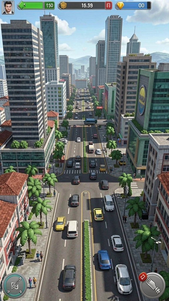 api36 - Tampilan karakter utama dengan desain yang menarik.