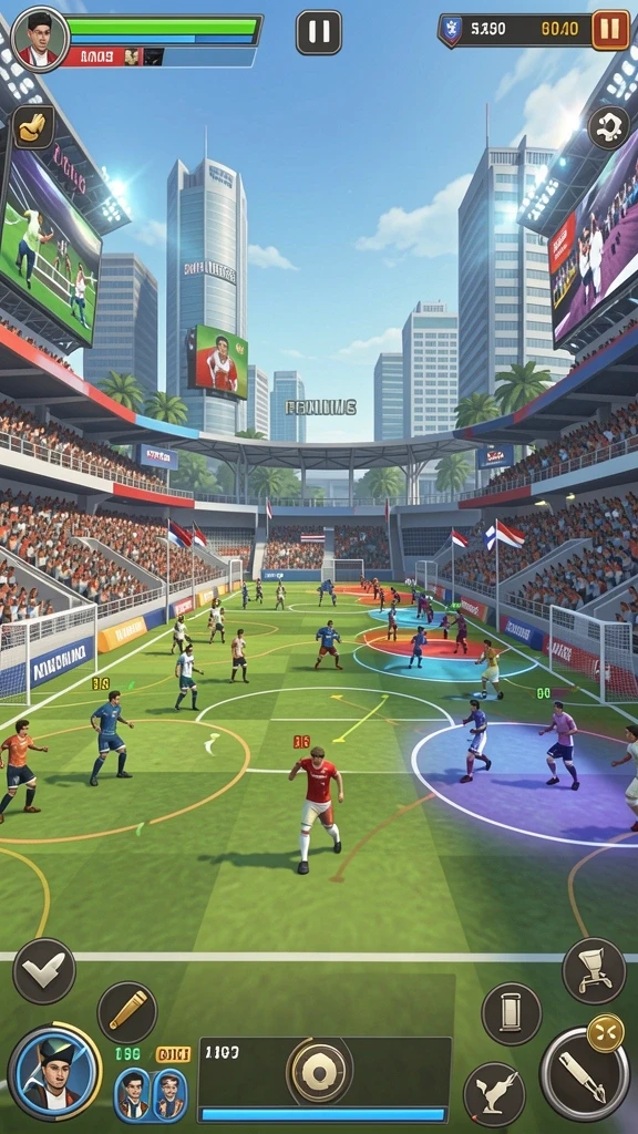bowo77 - Pengguna berinteraksi dalam mode multiplayer yang seru.
