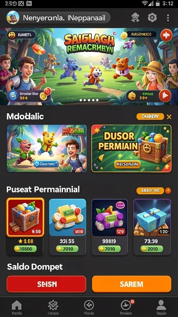 cemara77 - Tangkapan layar menunjukkan karakter utama dalam misi penuh aksi.