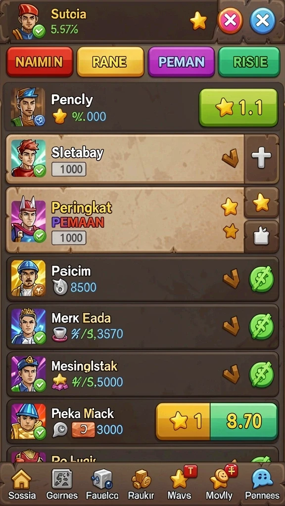 ink789 - Misi yang menantang dan beragam di setiap level.