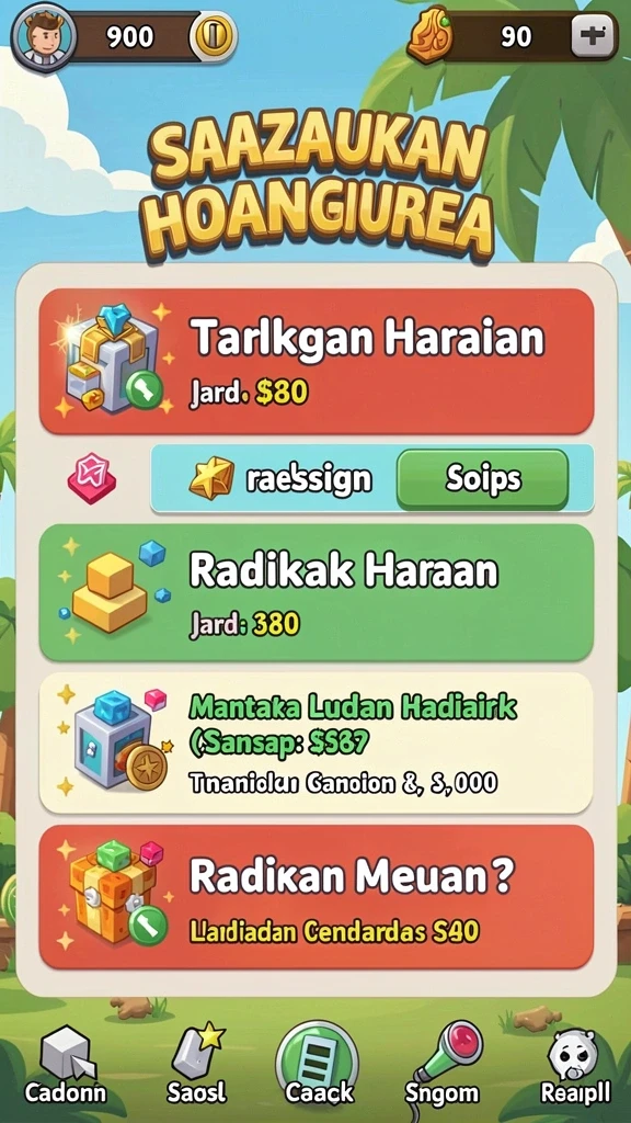 luxury333 - Tampilan antarmuka yang intuitif dan menarik.